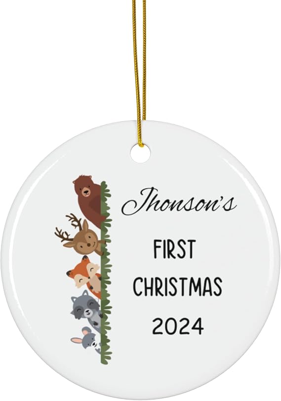 New Home Christmas Ornament 2024, Personalised First Christmas Ornament, First Home Christmas Ornament 2024, New Home Decoration Ornament