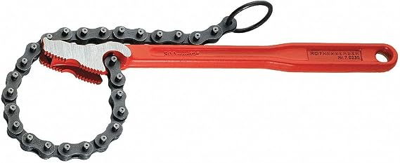 Rothenberger 70235 Chain Wrench, Reversible, 4"
