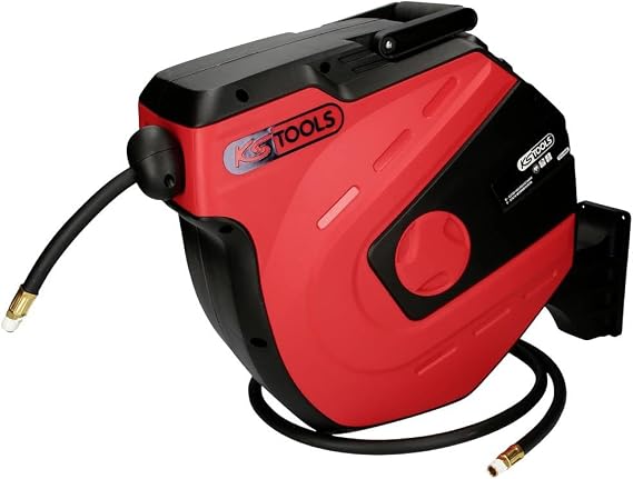 KS Tools 515.3440 Automatic Compressed Air Hose Reel Diameter 10 mm x 15 m
