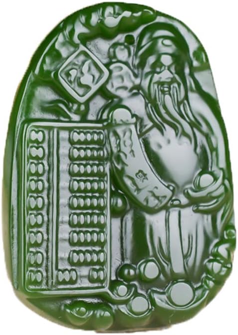 Pure Hetian Jasper Lucky Fortune Pendant Pendant Wishful Abacus Transfer Pendant Jade Pendant