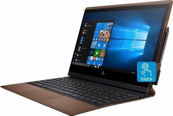 HP Spectre Folio 13-ak0013dx 13.3" Touchscreen 2 in 1 Notebook, Intel Core i7-8500Y, 8GB RAM, 256GB SSD, Cognac Brown, Dark Ash Silver