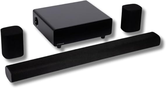Platin Milan 5.1.4 Soundbar with Subwoofer - Immersive Soundbar Surround Sound System with WiSA - Wireless Surround Sound System for TV - Premium Home Theater Audio