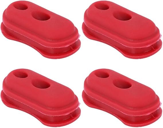 Life Electric Scooter Port Cover,4PCs Rubber Charging Dust Silicone Plug Repair Spare Parts Accessories Fit for M365 Electric Scooter