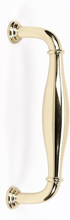 Alno Charlie's, 3" Pull, UNLACQUERED Brass