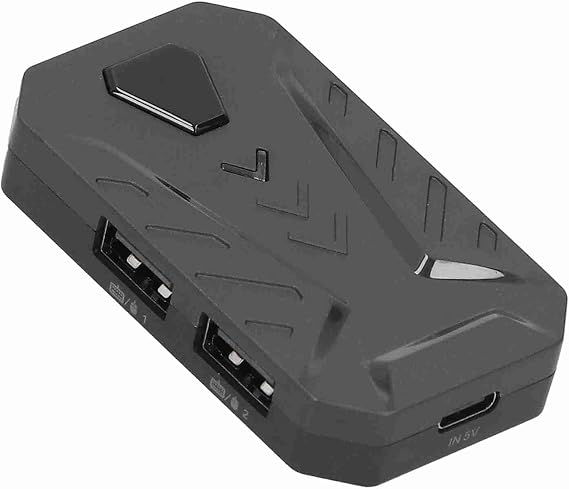 HarmonyOS Gaming Keyboard Mouse Converter Adapter 5.2 Mobile Game Accessory, Supports Charging While Playing Games, Adjustable Stand (Mix Pro  Standard)