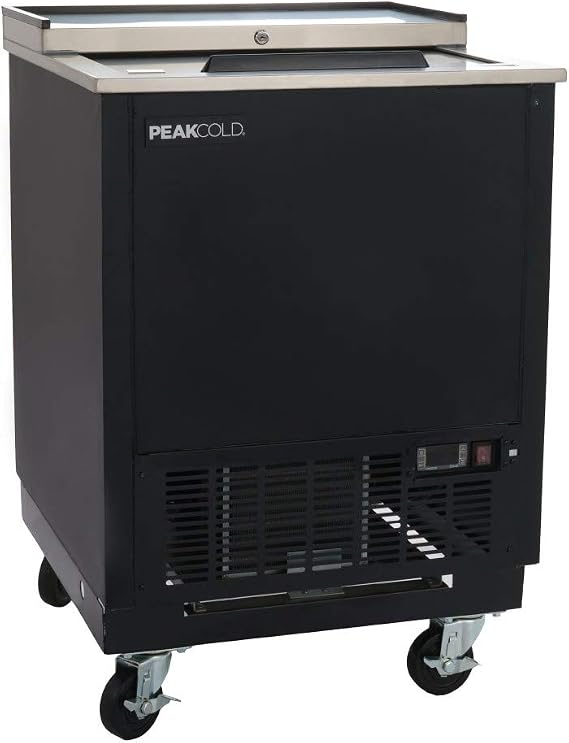 PEAKCOLD Commercial Bar Glass Froster, 26.4 Wide, 4.1 CuFt of Capacity