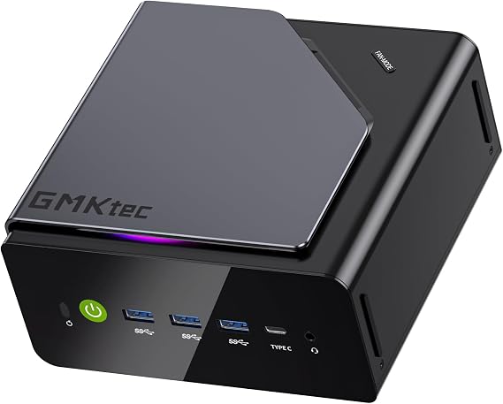 GMKtec K15 AI Mini PC, Intel Core Ultra 5 125U, 16GB DDR5 RAM, 1TB PCIe SSD | Intel AI Boost NPU Mini Computer With OCuLink, USB4, Quad 4K Display, HDMI 2.1, DP 1.4, Dual 2.5GbE, WiFi 6E, BT 5.2 For Work