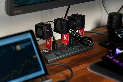 Bitcoin Merch 3 x GekkoScience Performance Fan - COMPAC F 1.05+TH/s