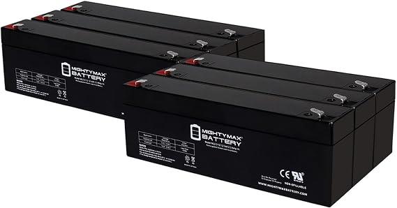 Mighty Max Battery 12V 2.3AH F1 SLA Replacement Battery Compatible with BioTek Instruments Index 2F2-6 Pack