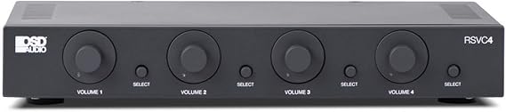 OSD Audio 4X Speaker Selector w/Volume Control Resistor Audiophile - RSVC4