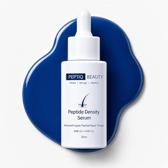 Peptide Hair Density Serum, Advanced Copper Peptide Repair Therapy with GHK-Cu and AHK-Cu, 30ml