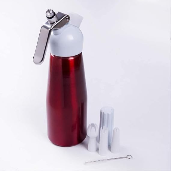 Siphon Chantilly Whip Cream Dispenser Stainless Steel 500 ML Whipper Maker Professional New Cream Butter Dispenser Whipper Foam Maker Machine Black