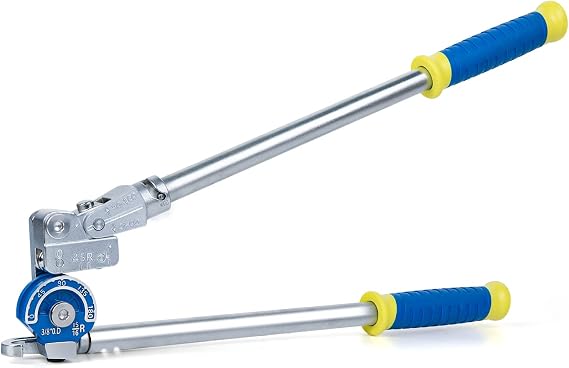 Pipe Bender 1/2" Heavy Duty Tubing Bender Tube Bender Roller 180 HVAC Copper Tool for Copper Pipe, Aluminum Pipe, Iron Pipe, Stainless Steel Pipe