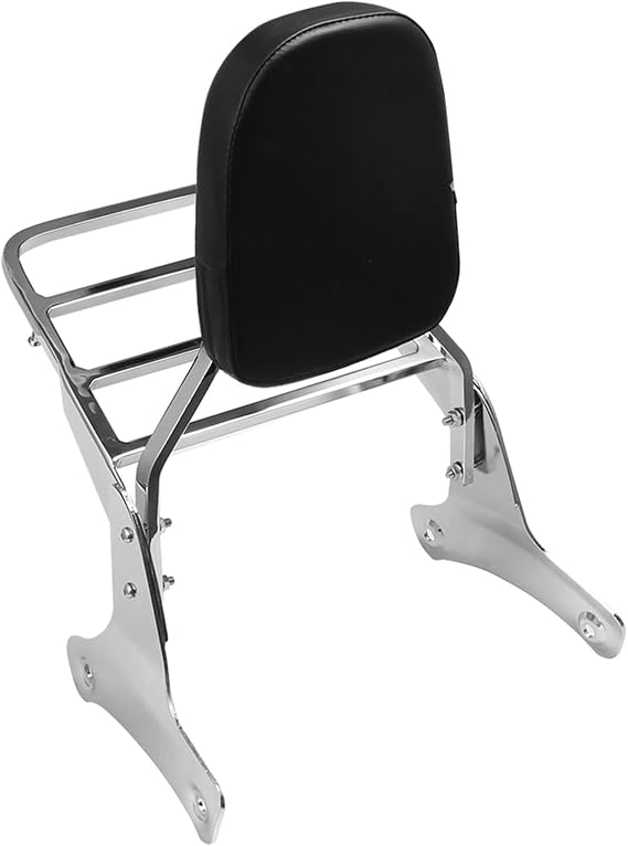 Motorcycle Backrest part For H-ONDA Shadow VT750 C2 RC44 / VT400 1997-2001 2002 2003 Motorcycle Chrome Rear Backrest + Luggage Rack