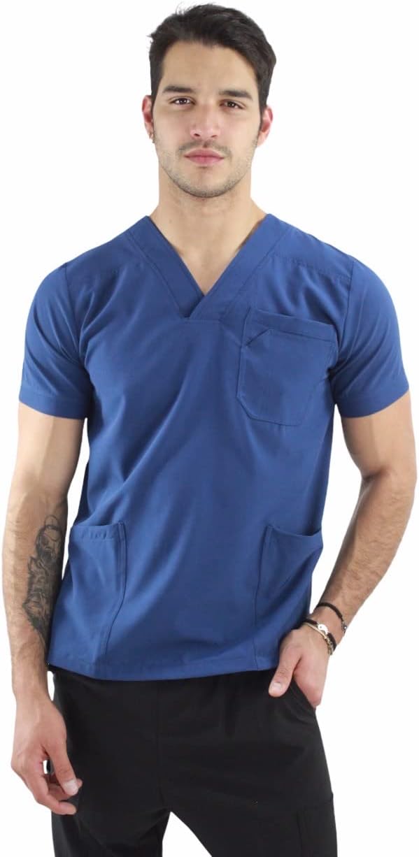 SOULMATE Scrub top por Men with 5 pockets - Boston