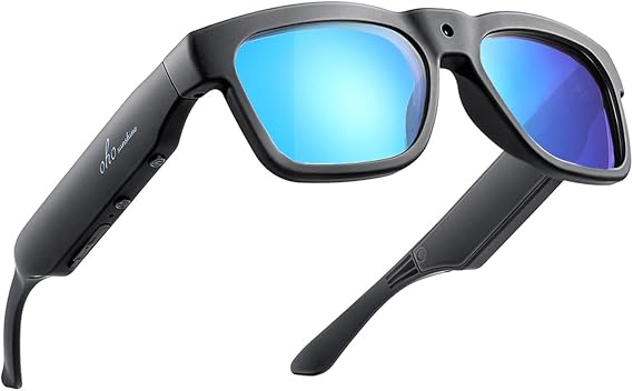 OhO Smart Glasses, Camera & Bluetooth Glasses with Open Ear Speaker Headset Headphone, Indoor&Outdoor Sports,UV400