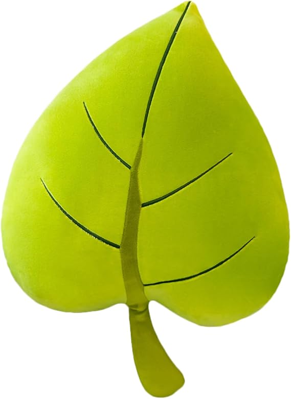 zhidiloveyou Leaf Pillow Plush Stuffed Plant Shaped Cushion Decor 19.7"