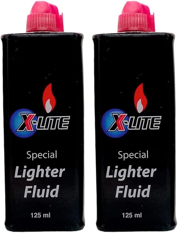 X-Lite Çakmak Benzini, 125ml x 2 Adet, Hızlı Ateşleme, Temiz Alev