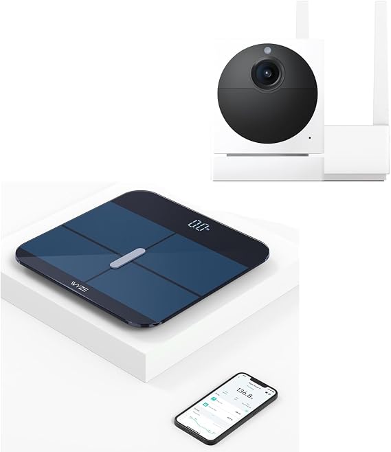 WYZE Smart Scale X Black & Cam Outdoor v2