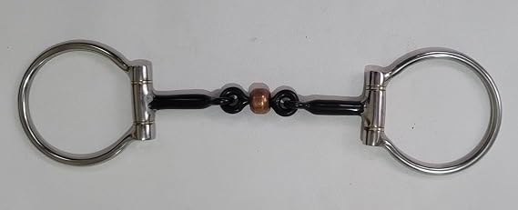 Gallop Dee Snaffle with 3-Piece Copper Roller