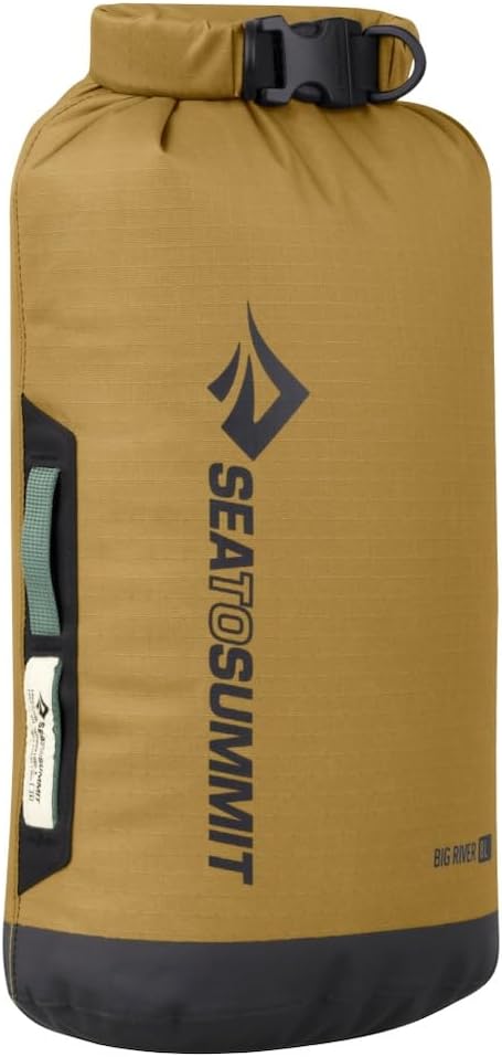 Sea to Summit - Big River Dry Bag - Waterproof - Roll-Top - Resistant Fabric - Grab Handles, Lash Point & D-Ring - For Kayaking & Motorcycle Touring