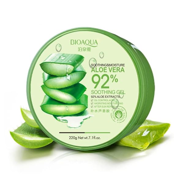 BIOAQUA 92% Aloe Vera Night Cream Soothing Long-Lasting Gel 220g