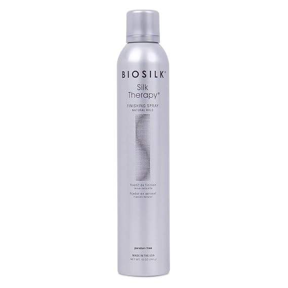 BioSilk Silk Therapy Finishing Spray, Natural Hold, 10 Oz