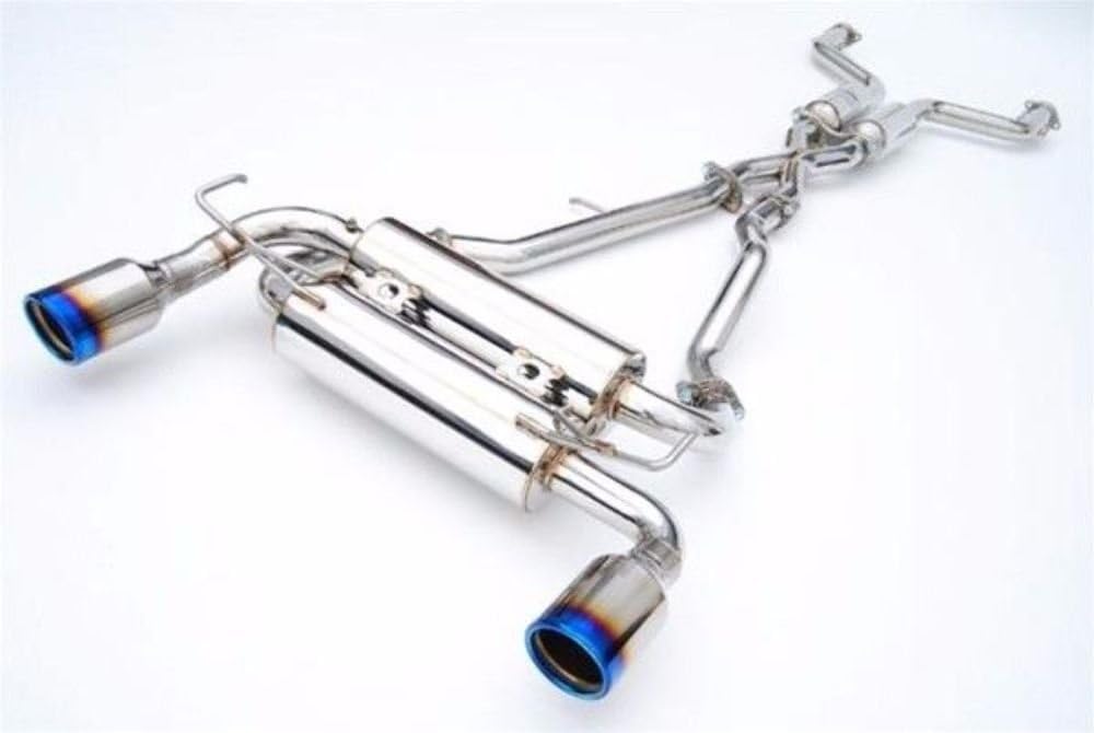 Invidia HS03IFXGID Gemini Cat-Back Exhaust System with Titanium Rolled Tip for Infiniti FX3545