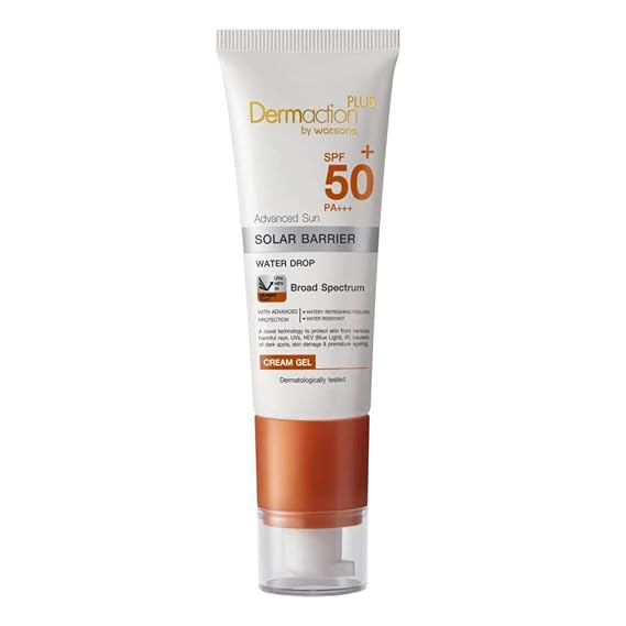 by Watsons Advanced Sun Solar Barrier Water Drop Cream Gel SPF50+ PA+++ 40 ml. (2 Pack)