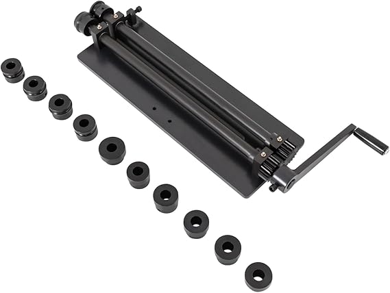 RM18 Bead Roller Kit, 18 Inch Sheet Metal Bead Roller Machine 6 Dies Set Sheet Metal Rotary Forming Machine Sheet Metal Fabrication Bead Roller