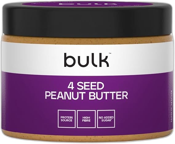 Bulk Natural 4 Seed Peanut Butter, 500 g