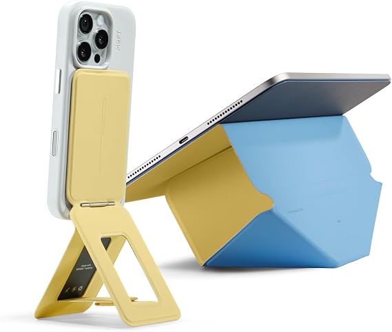 MOFT Dynamic Folio Case for iPad mini Panna Cotta & Phone Tripod Stand Panna Cotta