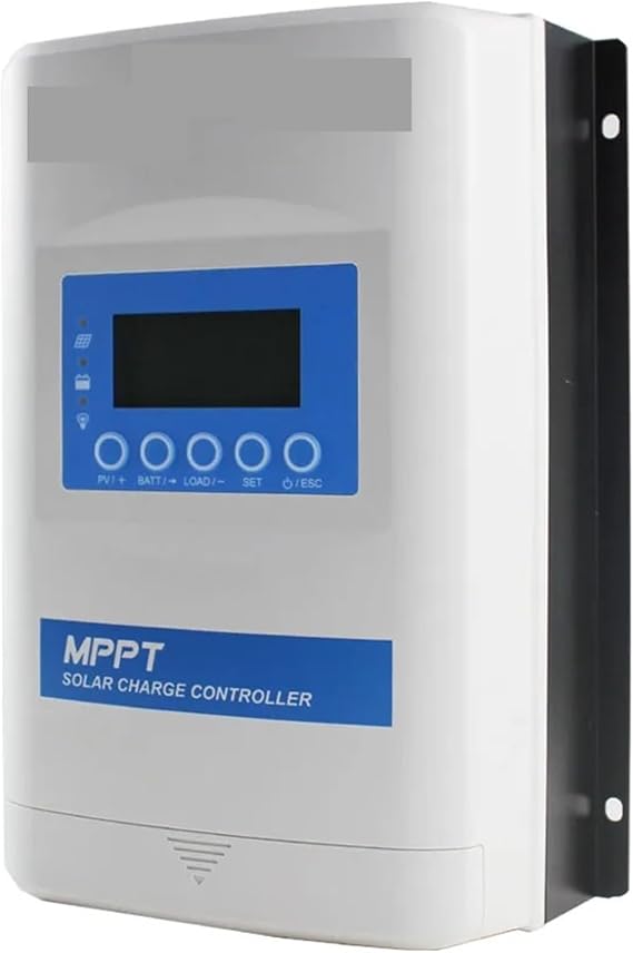 Solar Controller, 3210N 30A Solar Charge Controller 30Amp LCD Regulator 12V 24V Auto with Free Temp Sensor Cable