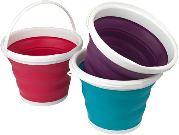 Beldray Collapsible Bucket, 10 Litre, Purple