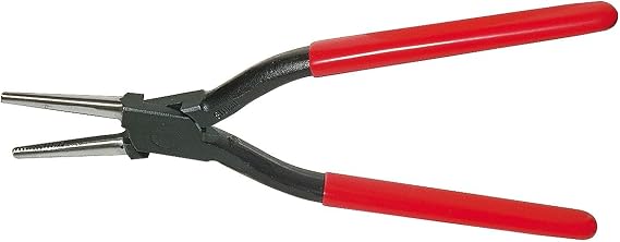 Stubai 281501 Tinsmith's Round Nose Pliers with Lap Joint/Teeth Multi-Colour 240 mm