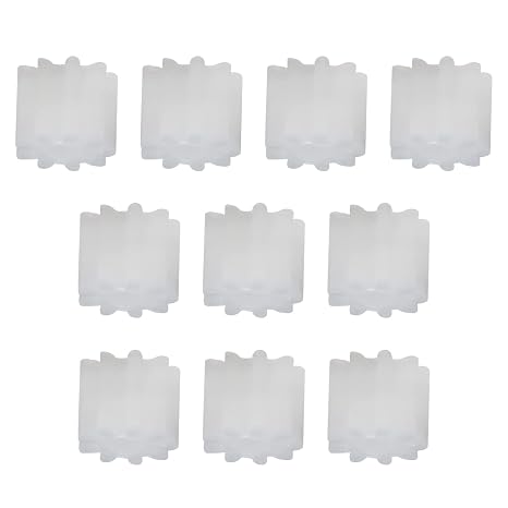 Othmro 10pcs Plastic Gears 9 Teeth Model 092A Reduction Gear Plastic Worm Gears for RC Car Robot Motor
