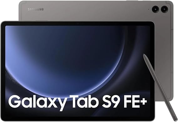 Samsung Galaxy Tab S9 FE+ Plus w/S Pen 256GB, 12GB, Wi-Fi 12.4 Inch WiFi 6 Android Tablet 4K Camera International Model - X610 Grey