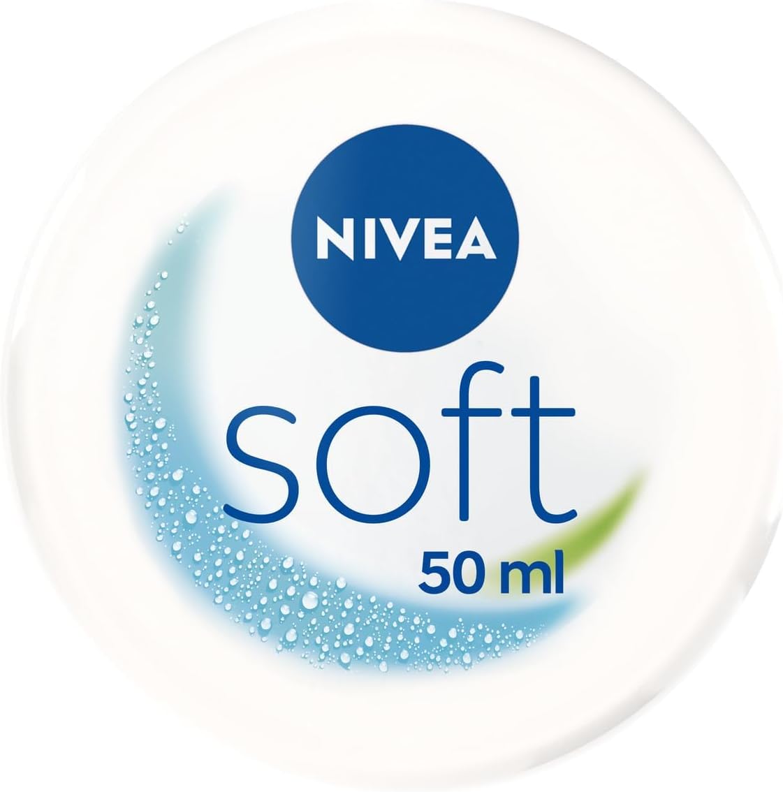 NIVEA Soft Refreshing Moisturising Cream, Lightweight Cream with Vitamin E and 100% Natural Jojoba Oil, Fast Absorbing Skin Cream for Intense Moisture 50 ml