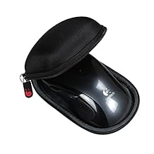 Hermitshell Hard Travel Case for Logitech M510 Wireless Mouse - Only Case (Black)