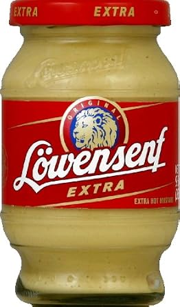 Lowensenf Mustard German Xhot 9.3 oz (Pack of 3)