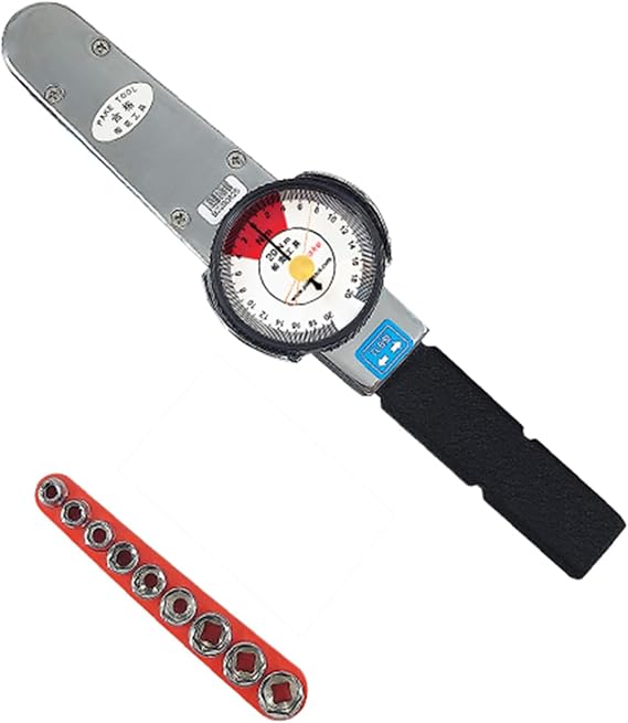 Pointer Torque Wrench, Indicating Torquemeter, Precision TLB Torque Wrench, Cursor Spanner Wrench 0-5N.m, 6.3x6.3mm(1/4") Square Tenon, for Torque Testing