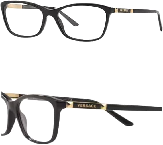 Versace VE3186 Non-Polarized Glasses for Women - Butterfly Acetate Frame with Temples, eShades Eyewear Kit Included