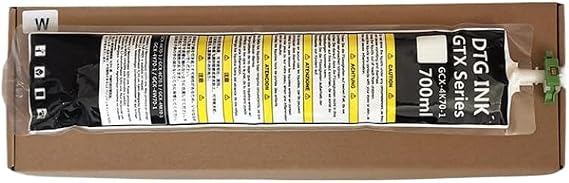 700ml DTG Textile Ink with Chips Compatible with GTX 422 GTX423 GTX425 Printer(Black)