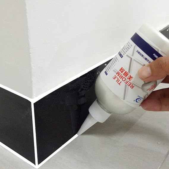 BOLLAER Grout Tiling Tile Reviver Repair, 280ml Home Waterproof Tile Gap Refill Agent Tile Reform Coating Mold Cleaner Tile Sealer Repair Glue