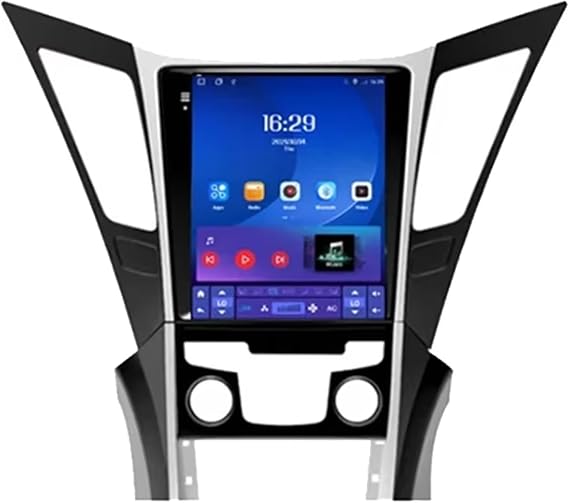 Android 9 Inch Touchscreen Car Radio Stereo for Hyundai Sonata 8 YF 2010-2015 with Carplay Android Auto GPS Navigation with BT 4G/WiFi USB Mirror Link FM Auto Parts(6+128G)