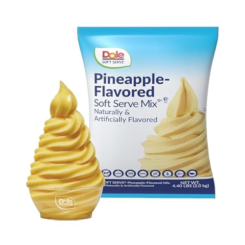 Dole Pineapple Soft Serve Mix, Dairy-Free Frozen Dessert Mix, 4.4 lb