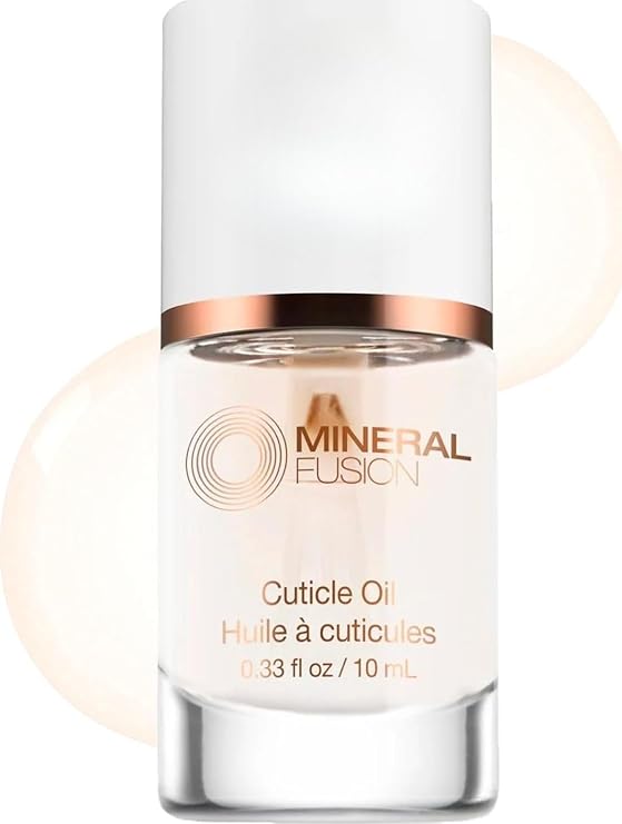 Mineral Fusion Cuticle Oil Nail Treatment, 0.33 oz | Natural Moisturizer with Vitamin E and Sweet Almond Oil, Softens & Protects Cuticles, Vegan, 99% Naturally Derived Formula