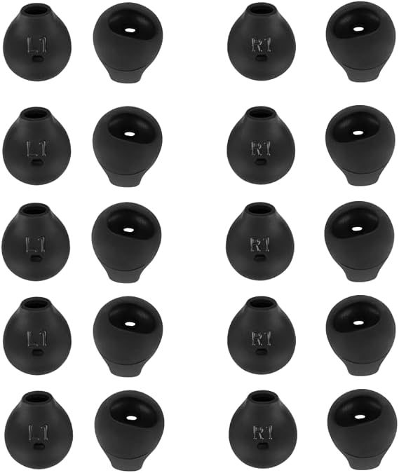 10 Pairs Silicone Earbud Cover Ear Tips Replacement Earbud Tips Compatible with Samsung Galaxy Note 5/7/s7/s6/s6 Edge/Level U Earphones