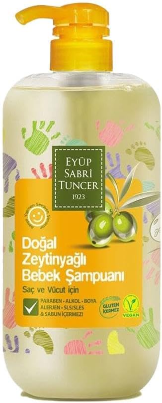 Eyüp Sabri Tuncer Doğal Zeytinyağlı Bebek Şampuanı (600 Ml)