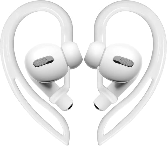 Ear Hook Compatible with AirPods Pro 3 2 1 Gen, YINVA Patented Multi-Dimensional Adjustable Ear Holder (White)
